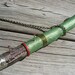 Painted Branch Necklace Organizer- Olive, Burnt Orange, Champagne & Wrapped stick