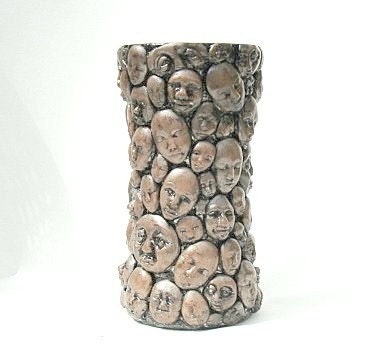 Faces In The Crowd Vase