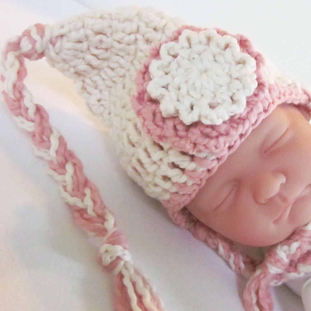 Organic Cotton Baby Hat Sherpa Sweetie