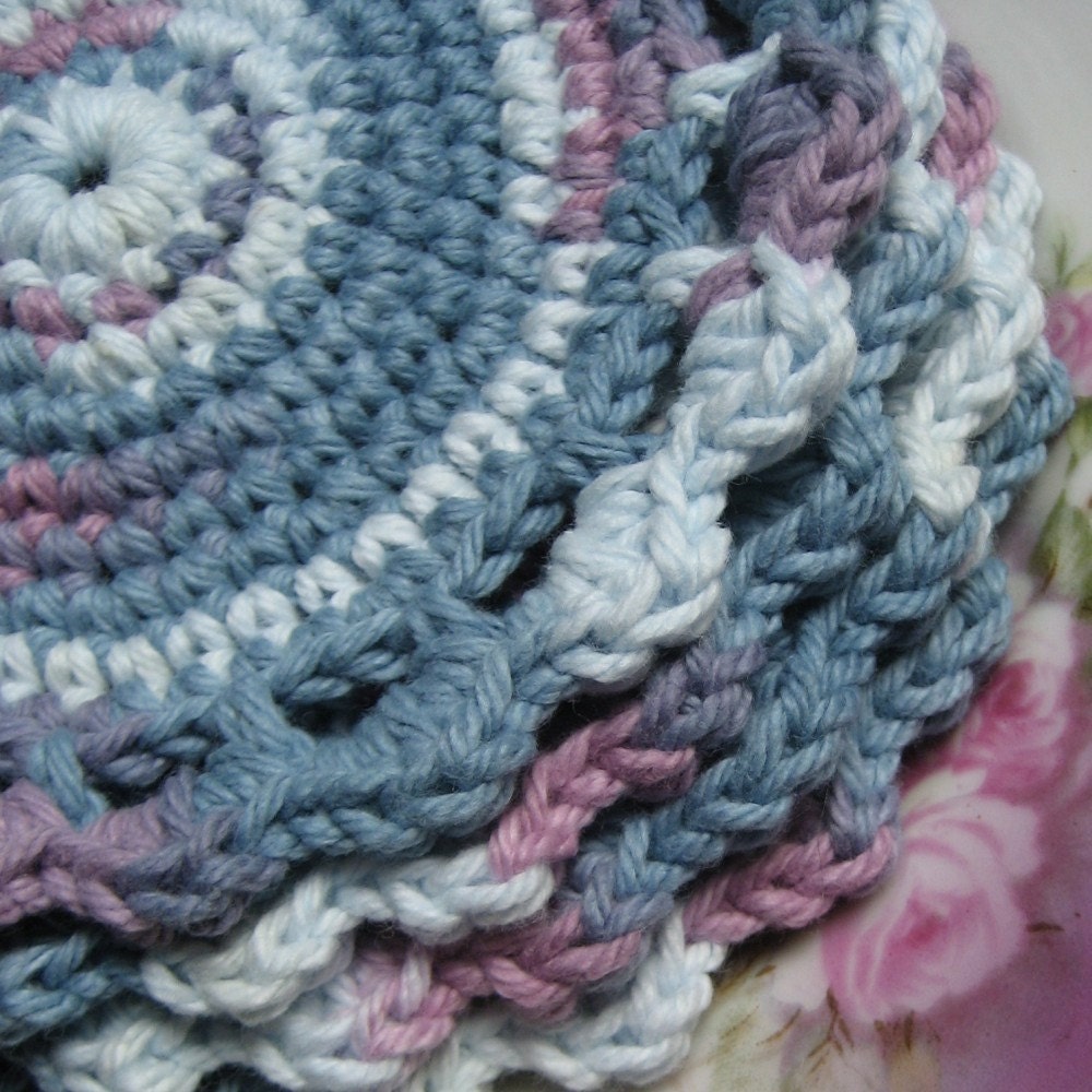 Plum Teal-icious Cotton Floral Coaster Set