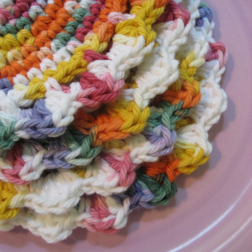 Pure Happiness Cotton Floral Coaster Set