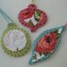 Vintage Inspired Ornament Trio (Retro)