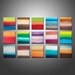 Original Abstract Painting Modern - Title, Dreaming of 15 Sunsets - 30x50 Inches
