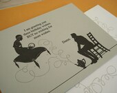 Genie - letterpress birthday greeting