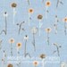 Wildflowers in Blue - Heather Ross Far, Far Away, Chapter 3 - Half Yard