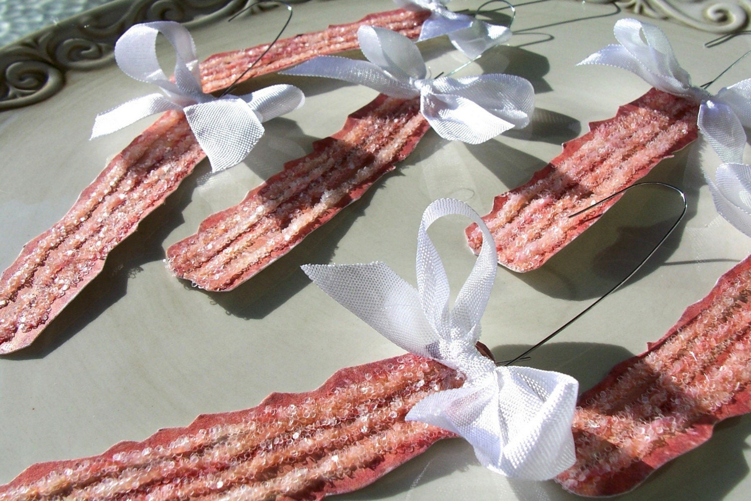Pretty Bacon Ornaments