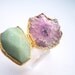 Christmass %20 SALE ------------Jade and Amethyst Dual ring
