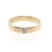 Sweet Diamond Set in Platinum and 14K Gold Ring