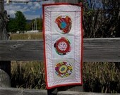 Anita, tiny wallhanging quilt