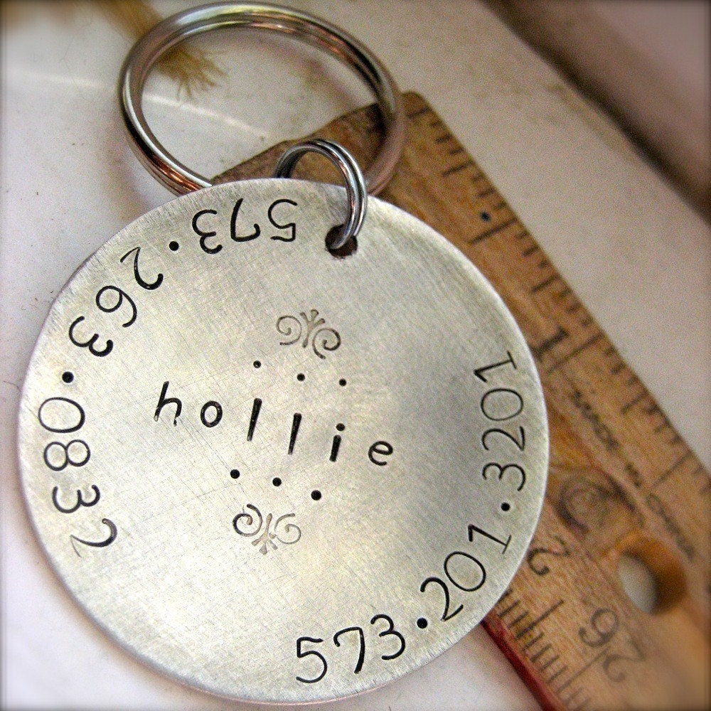 The Hollie Tag - personalized pet id tag