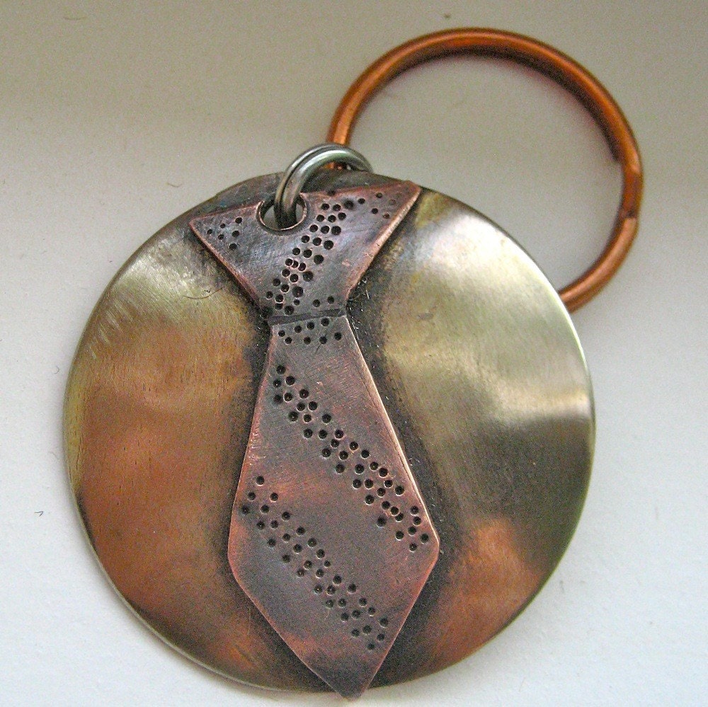 Mr. Wendal - neck tie personalized pet ID tag