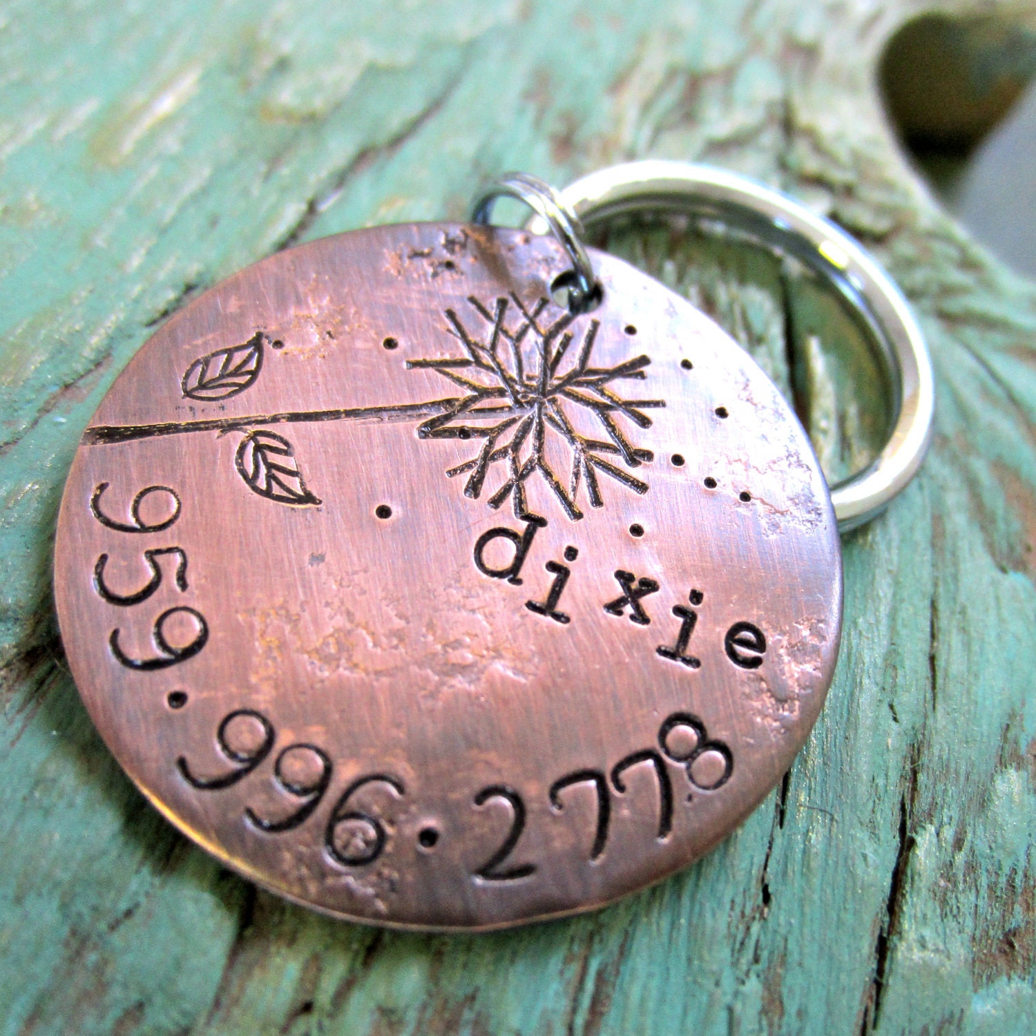 The Dixie Tag - LARGE size - personalized pet id tag