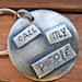 pet ID tag - call my people - personalized