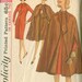 Vintage 60s Sewing Pattern Simplicity 5674 MOD Wiggle Dress, Ascot, and Reversible Cape Size 16 Bust 36