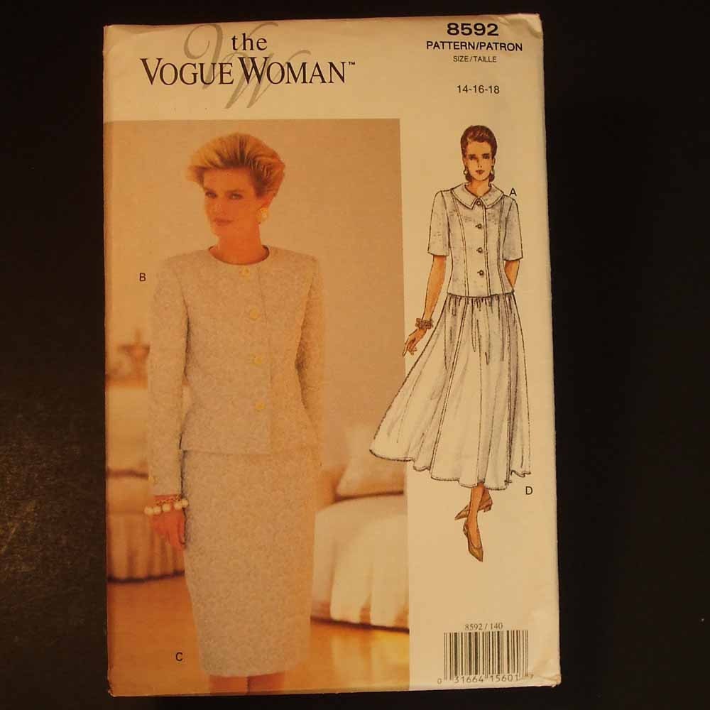 Vogue Woman Very Easy Top, Skirt Uncut Pattern
