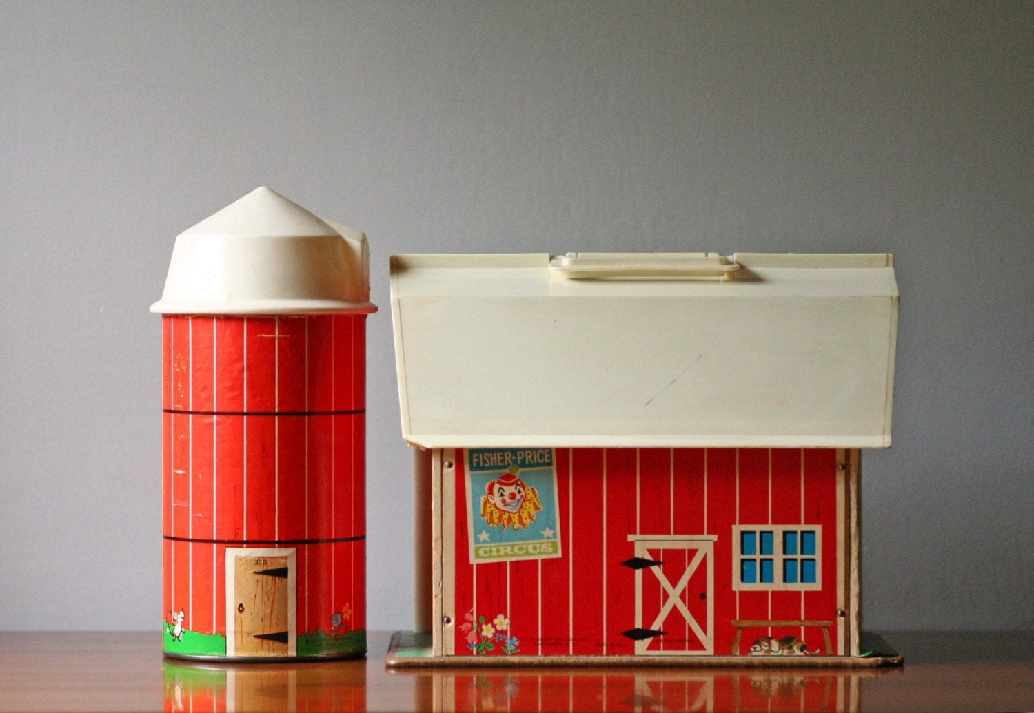 vintage Fisher Price family farm toys 1960s by ModishVintage