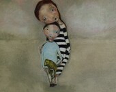 Boys room art. kids room nursery decor. children wall art. mother son