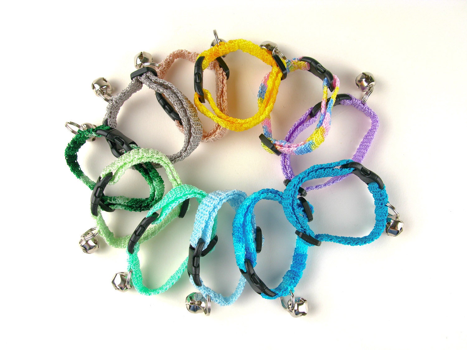 Crochet Kitty Cat Collar Pattern - PDF Email DIY Pattern