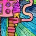 Robot Ice Cream Cone 8x10 Fine Art Print