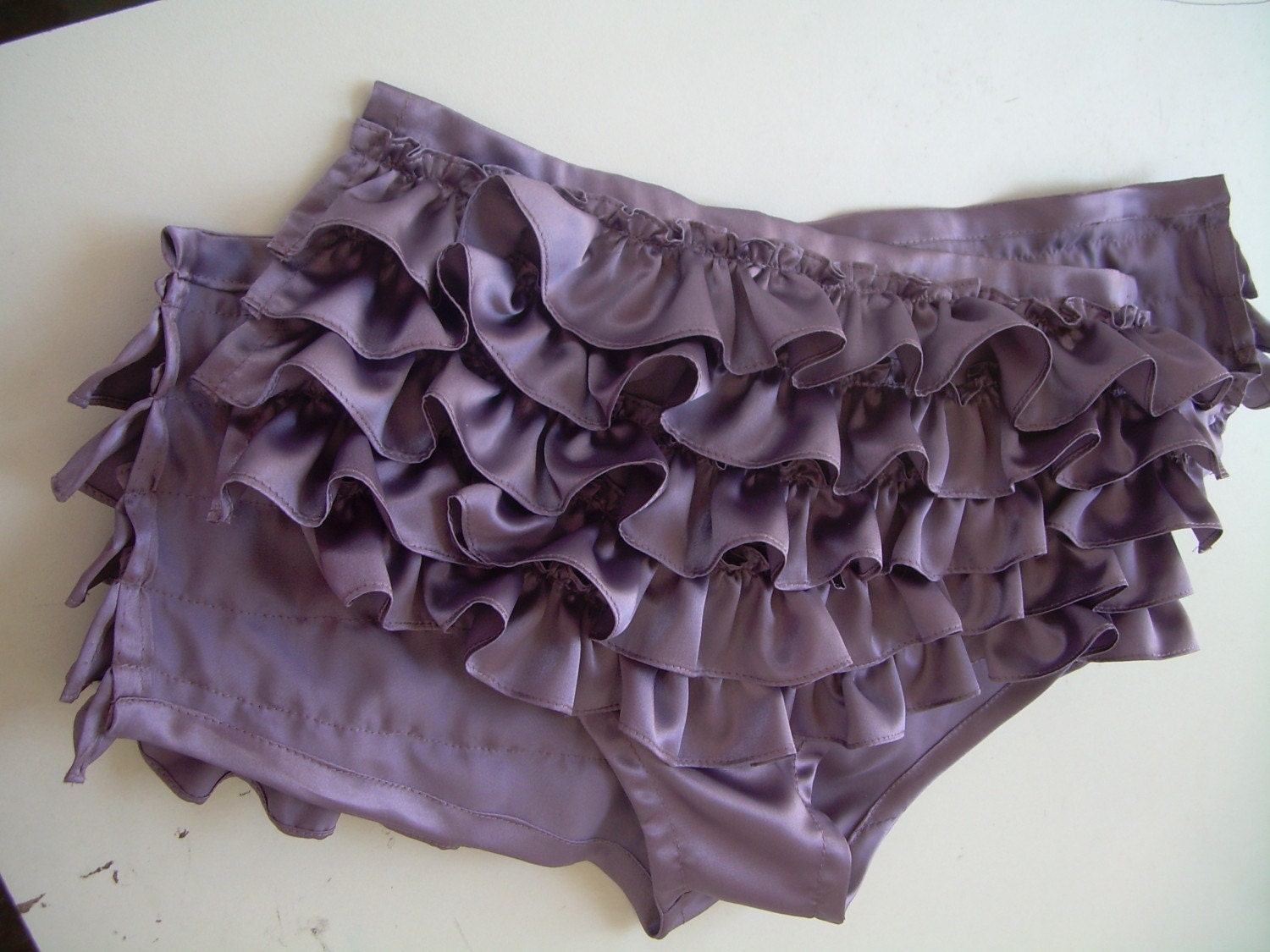 Jasmine ruffled side-tie panties - custom to your measurements and fabrics
