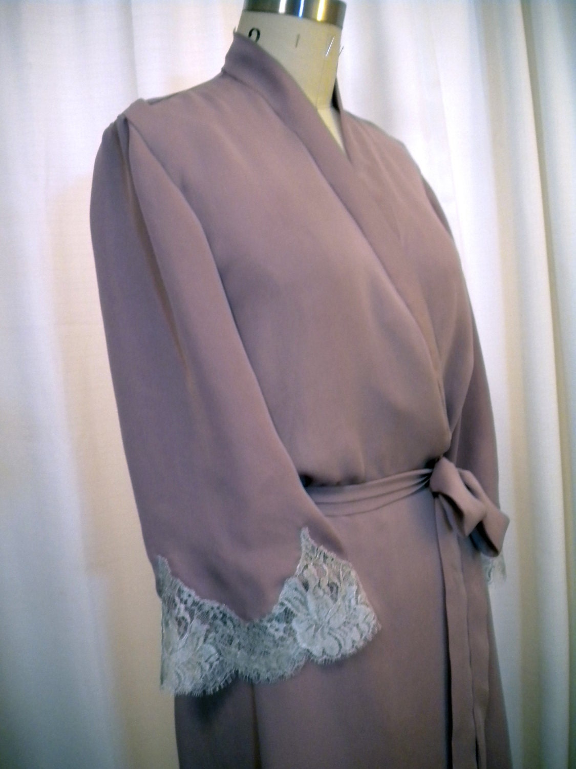 Elise robe - silk lingerie