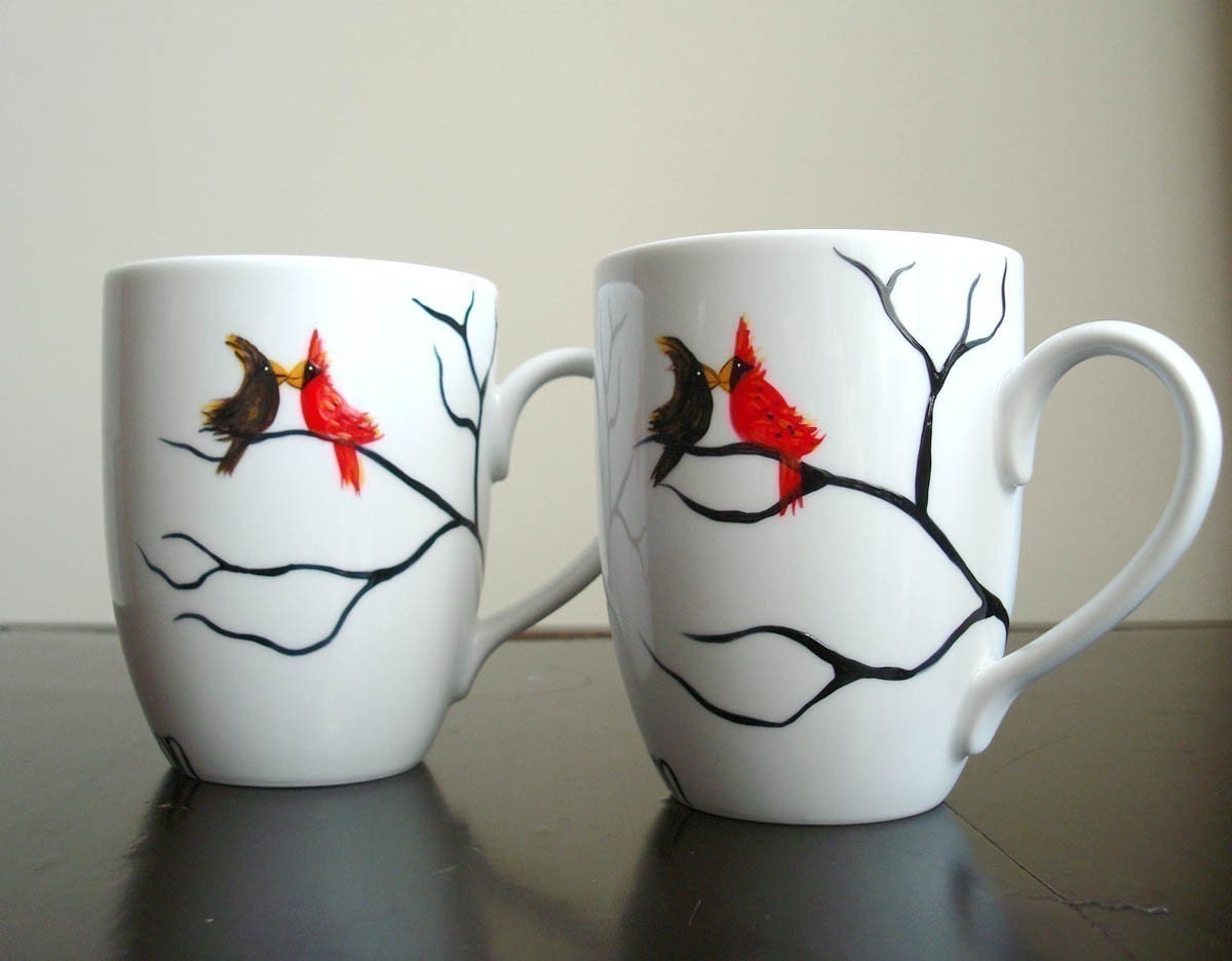 Love Birds Coffee Mugs