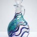 Peacock Glass Salad Dressing Bottle