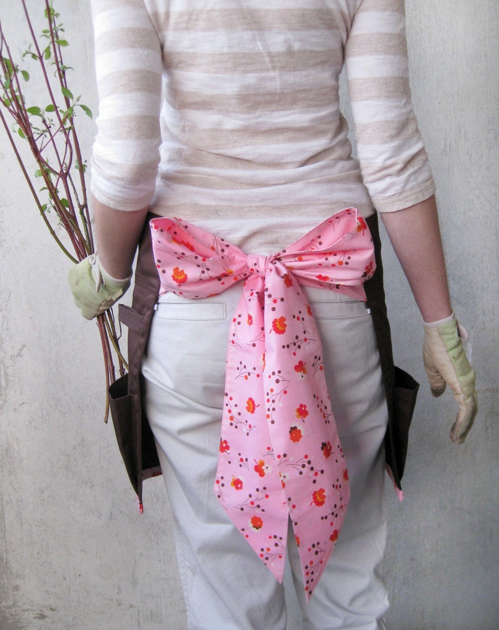 Garden Apron - Cherry Blossoms