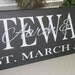 Personalized Last Name Sign, Custom Sign, Family Name Sign Wedding Present, personalalized wedding,  Engagement gift