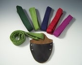 Leather Sheath with Strap