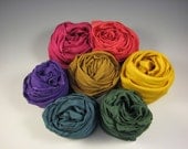 Playsilks -  35 x 35 inch Earth Rainbow set of 7 colors - Waldorf Inspired