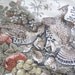Pheasant Vintage Fabric 3 yards RESERVED