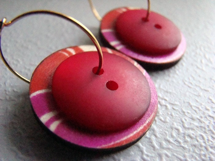 Bosque Rojo - Earrings
