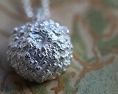 sterling Pom Pom Necklace