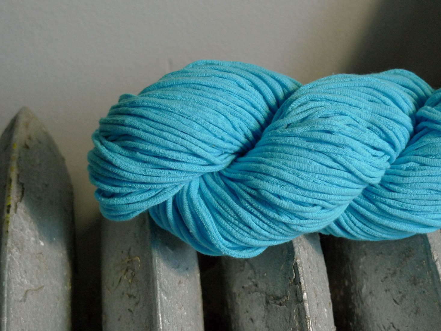 DK Weight T-shirt Yarn, Sky Blue