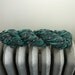 Bulky Recycled Flannel Yarn, Green Plaid