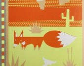 red fox bee land notebook