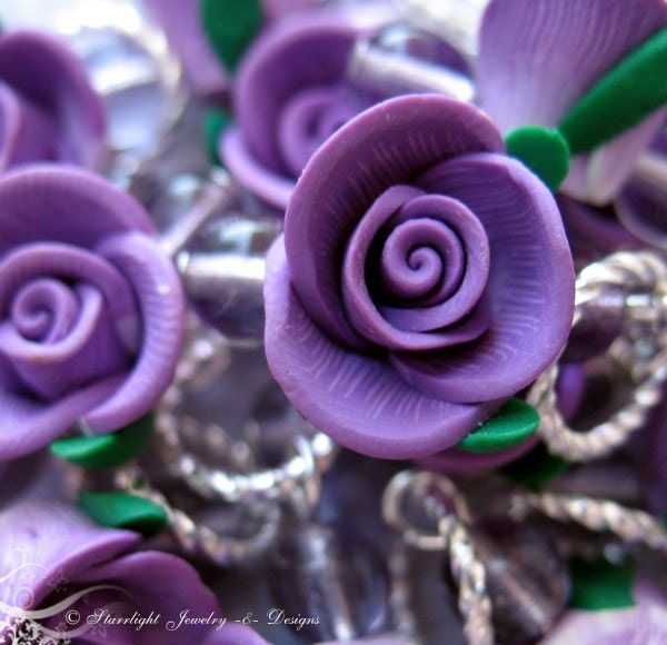 Purple Rose Stitching Marker Set - Luna Lux