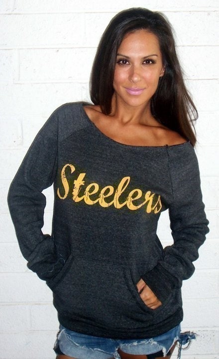 YOUR TEAM Off the Shoulder Girly Sweatshirt by Firedaughter