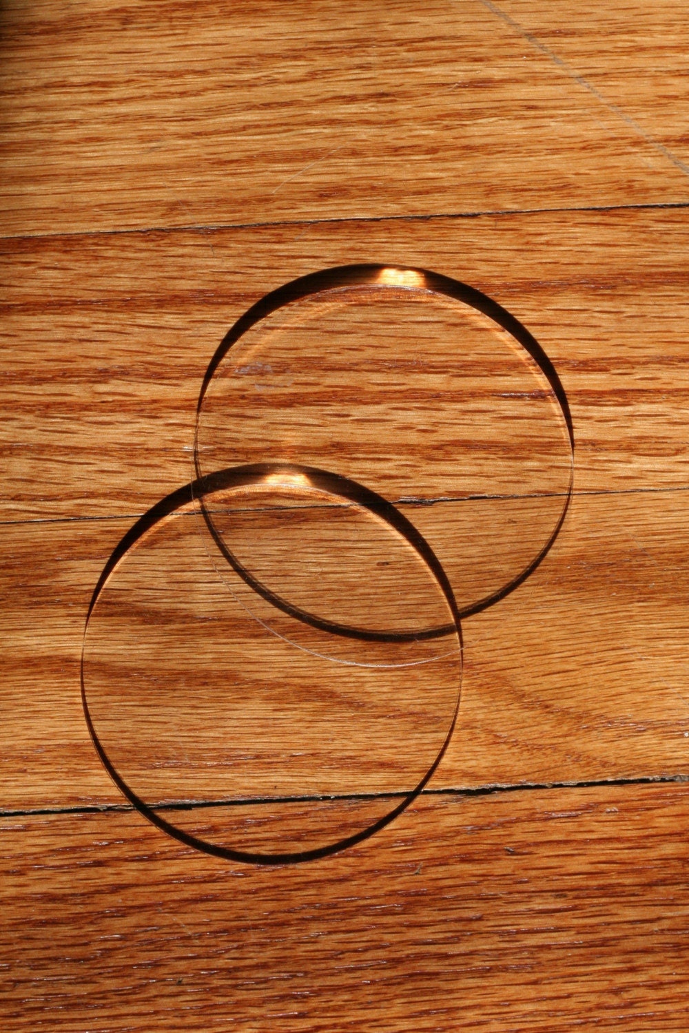 3-inch circles (pair)