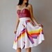 full GEOMETRIC skirt / high waisted circle skirt