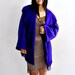 vintage BLANKET coat / 1980s wool FRINGE wrap coat