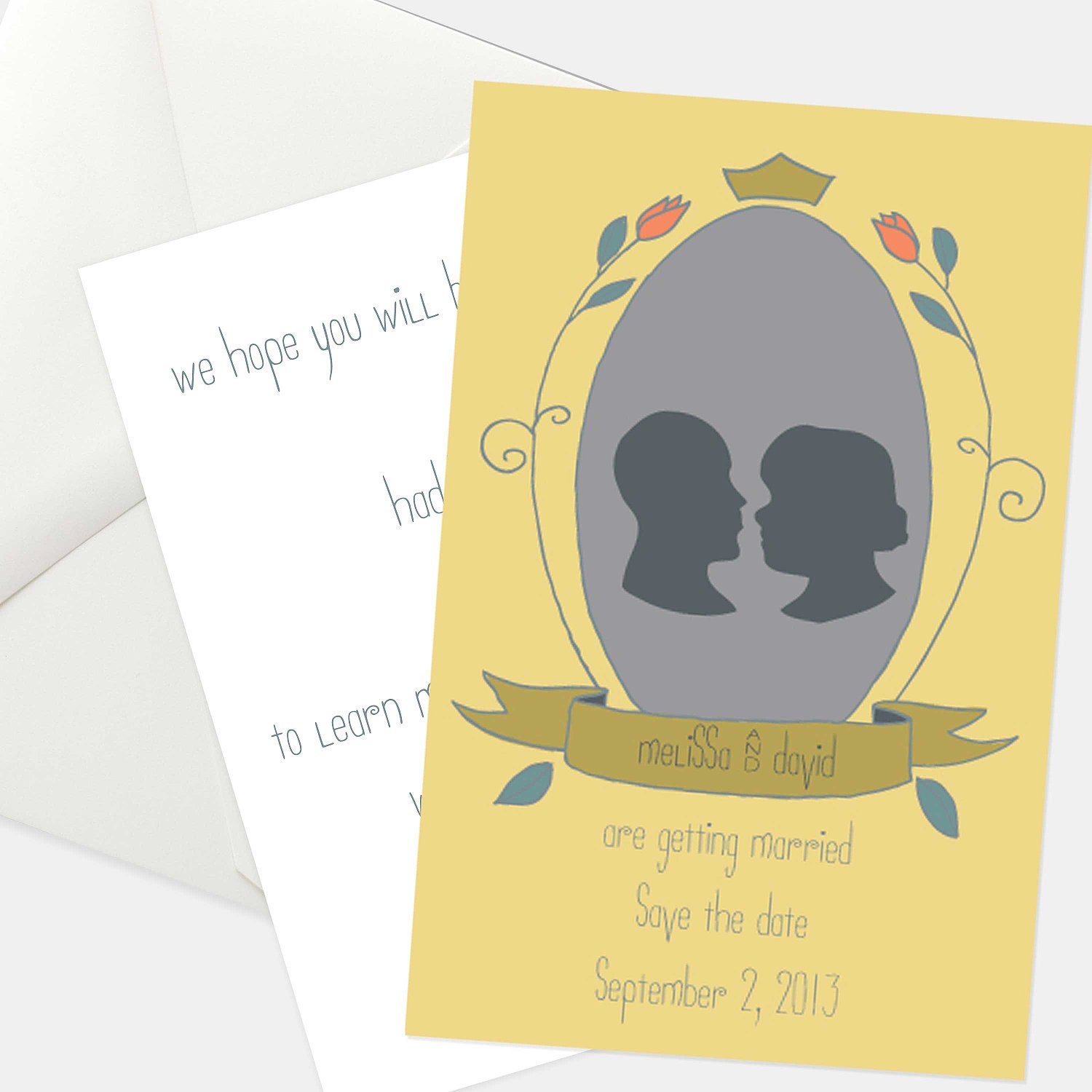 Cute Frame -rustic woodland fairy tale- Save the Date