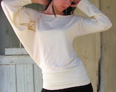Asymmetrical Sparrow Top in Organic Bamboo jersey