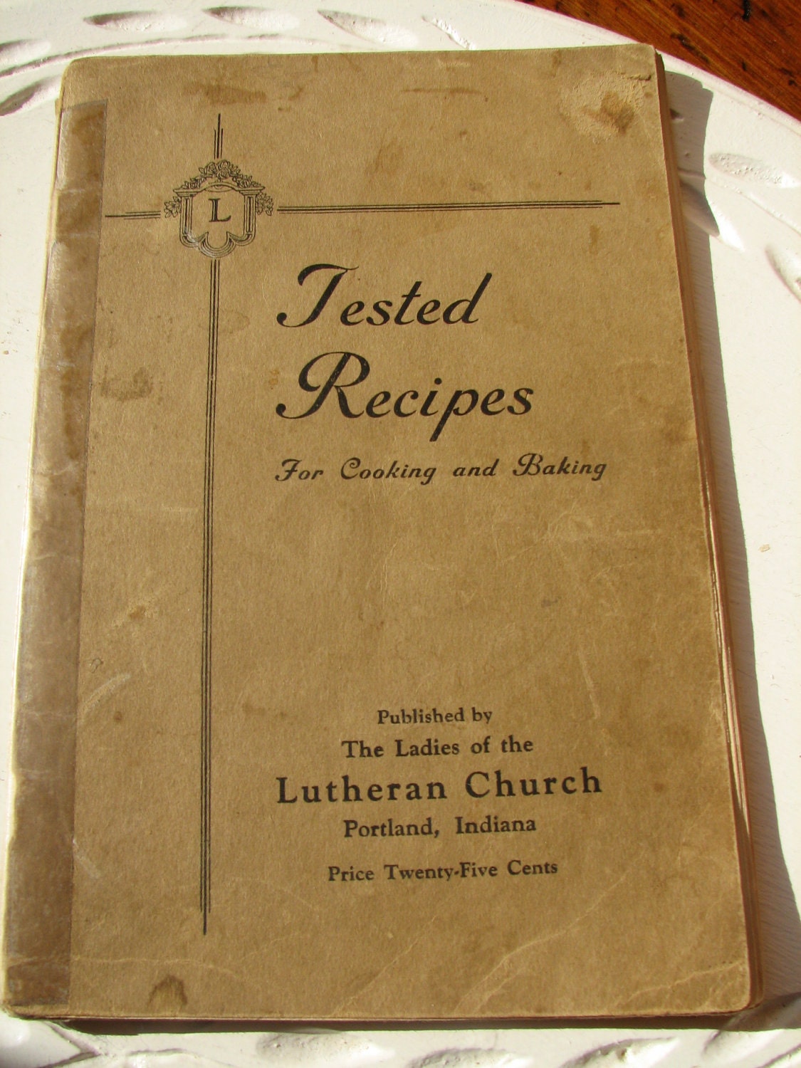 Cookbook Old Church Recipes