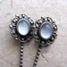 Victorian Lace Silver Hair Pins