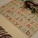 BROWN ZEBRA ALPHABET teacher clipboard