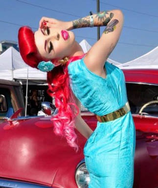 Amazing Sparkle Dogwood Hair Clip Accessory by Cutie Dynamite Pinup Retro Rockabilly Burlesque Girly Party