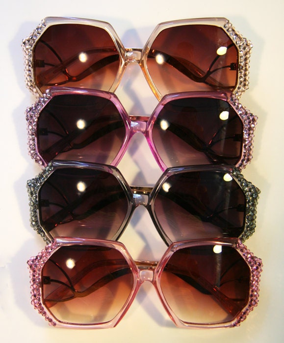Sparkling Retro Batwing Sunglasses Accessory by Cutie Dynamite Sunnies Cute