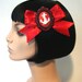 SUPER SALE Ultimate Sailorette in Red Hair Bow Clip Accessory by Cutie Dynamite Lolita Party Pinup Alice Kawaii Cute